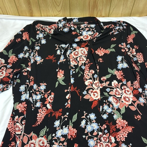 Lane Bryant Long Sleeve Floral Blouse - Picture 5 of 7